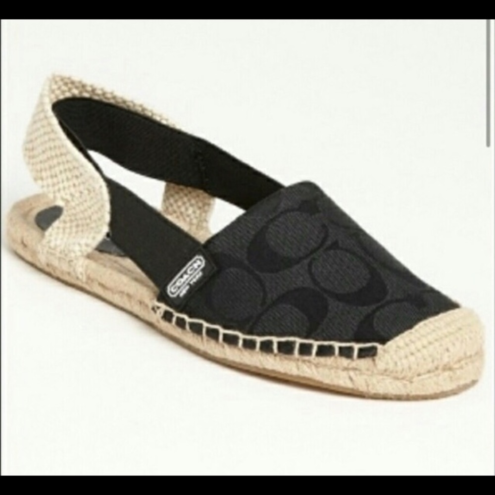 Coach Rayanne Flat Slingback Espadrille